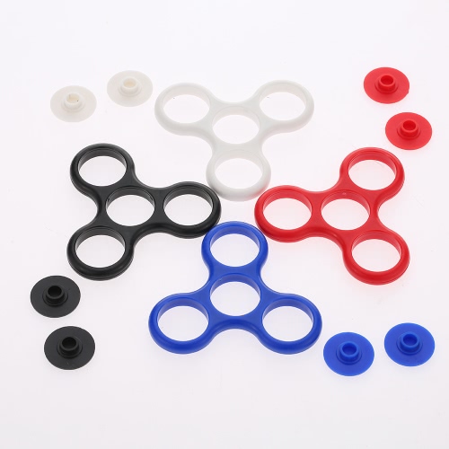 Frame with Two Buttons Caps Covers for Mini Finger Hand Tri-Spinner Fidget Toy EDC Hand Desktoy Focus Stress Anxiety Relief Accessories Set 608