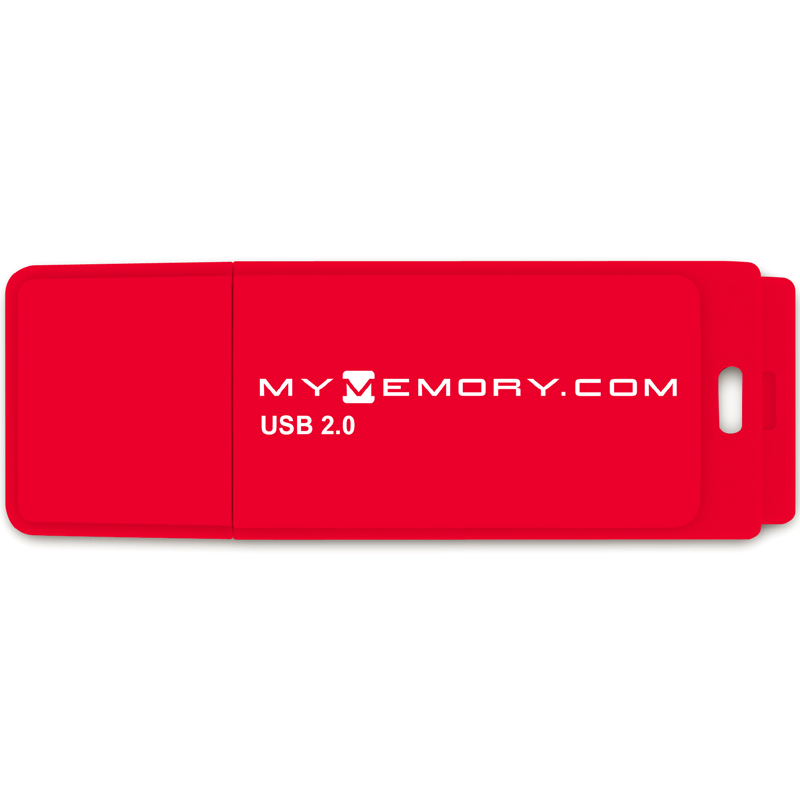 MyMemory 4GB USB Flash Drive - Rot